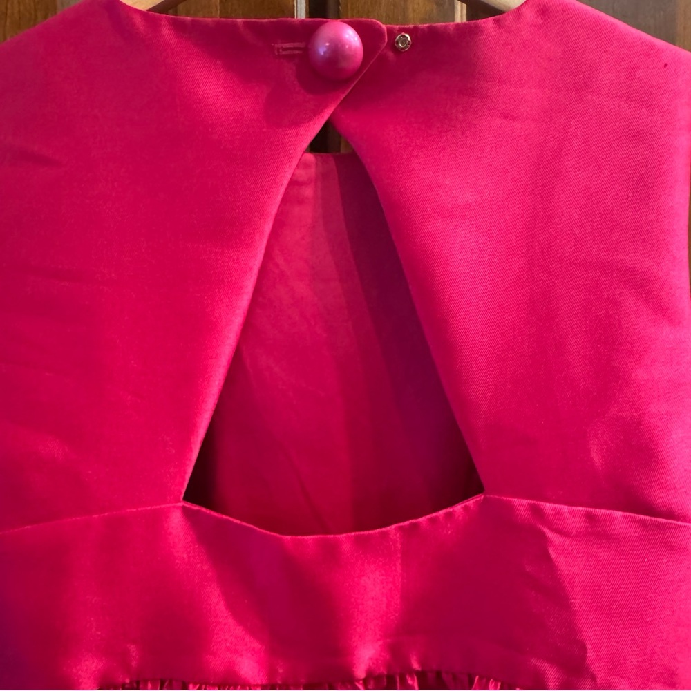 KATE SPADE Open Back Lucille Mini Dress Rosa Plum Pink Sz 2 NWT - Picture 8 of 15